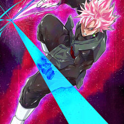 Goku Black Super Saiyan Rose Poster