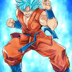 Goku Super Saiyan Blue Poster