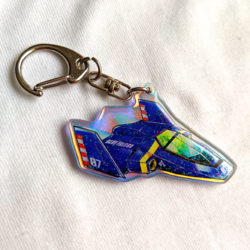 Blue Falcon Charm (2")